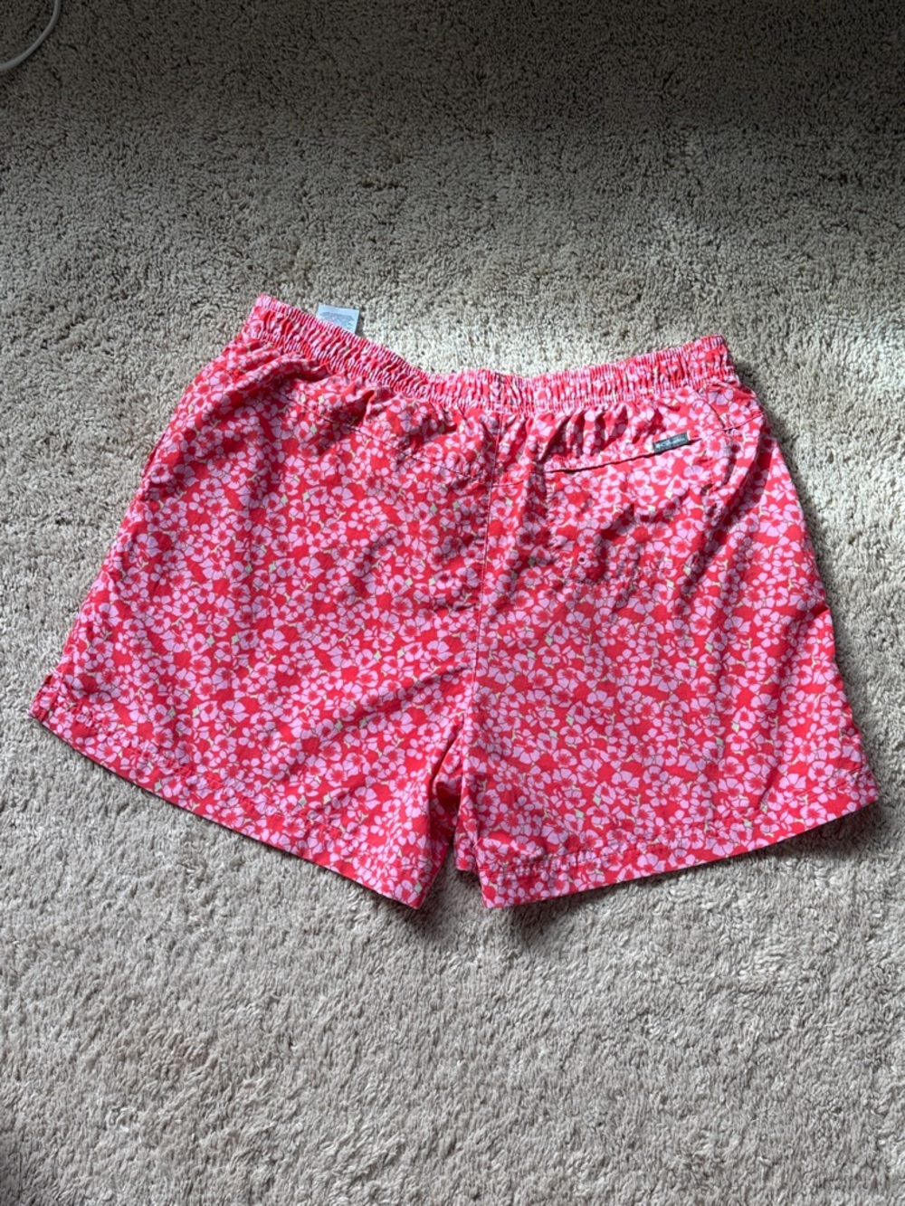 Columbia Pink Floral Drawstring Women’s Shorts size L - Picture 5 of 12